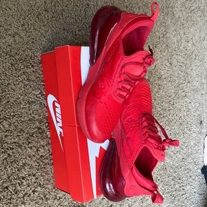 Nike red 270s